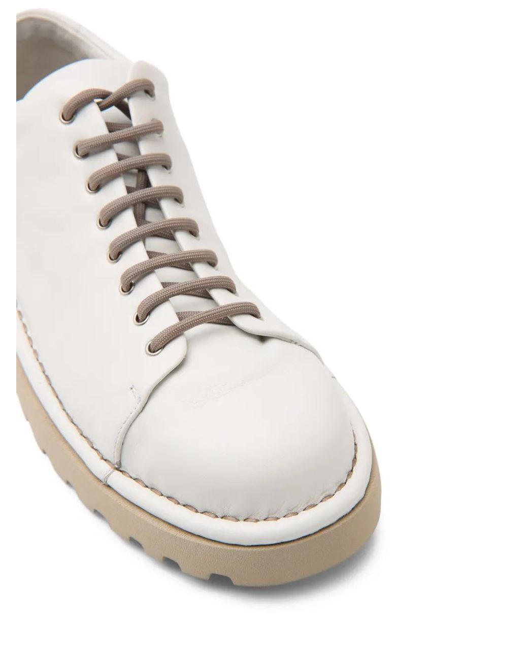 Marsèll White Pallottola Lace-Up Derby Shoes
