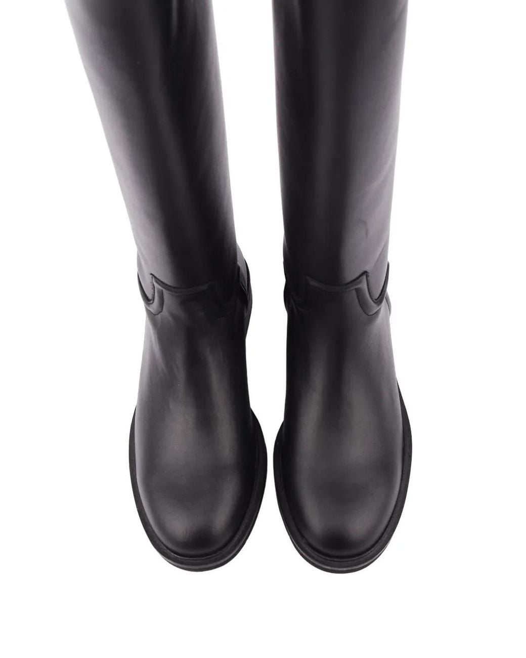 Nubikk Black Maeve Rider Knee-High Boots
