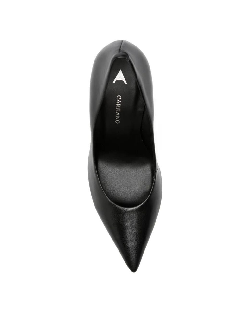 Carrano Black Pointed-Toe Pumps