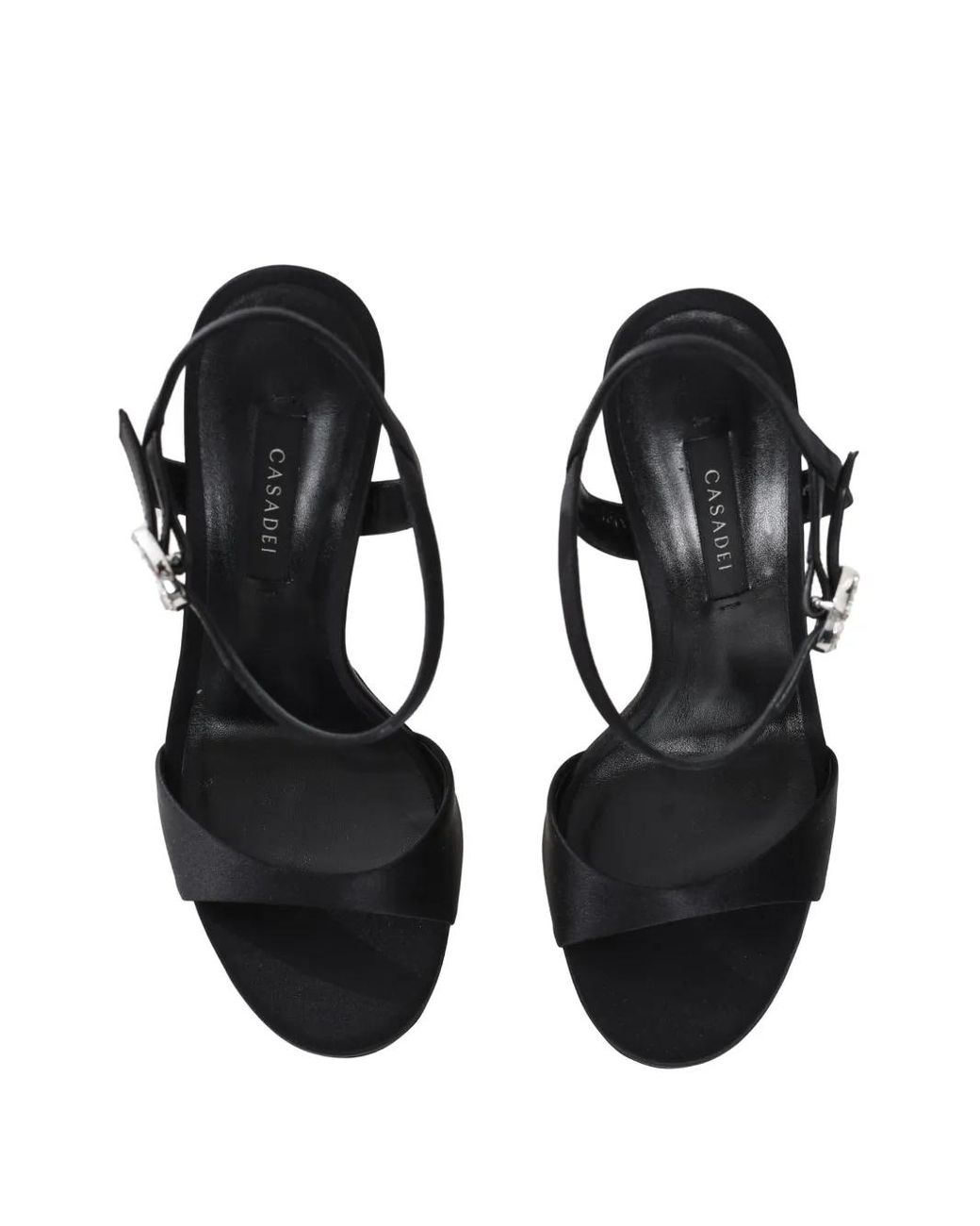 Casadei Black 100Mm Michelle Sandals