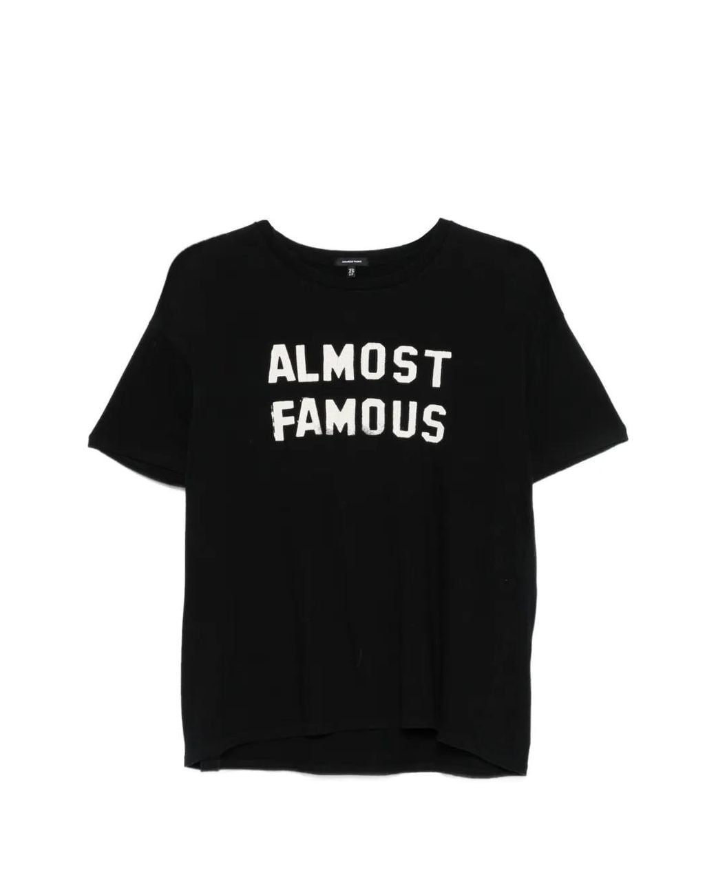 R13 Black Almost Famous Distressed-Effect T-Shirt