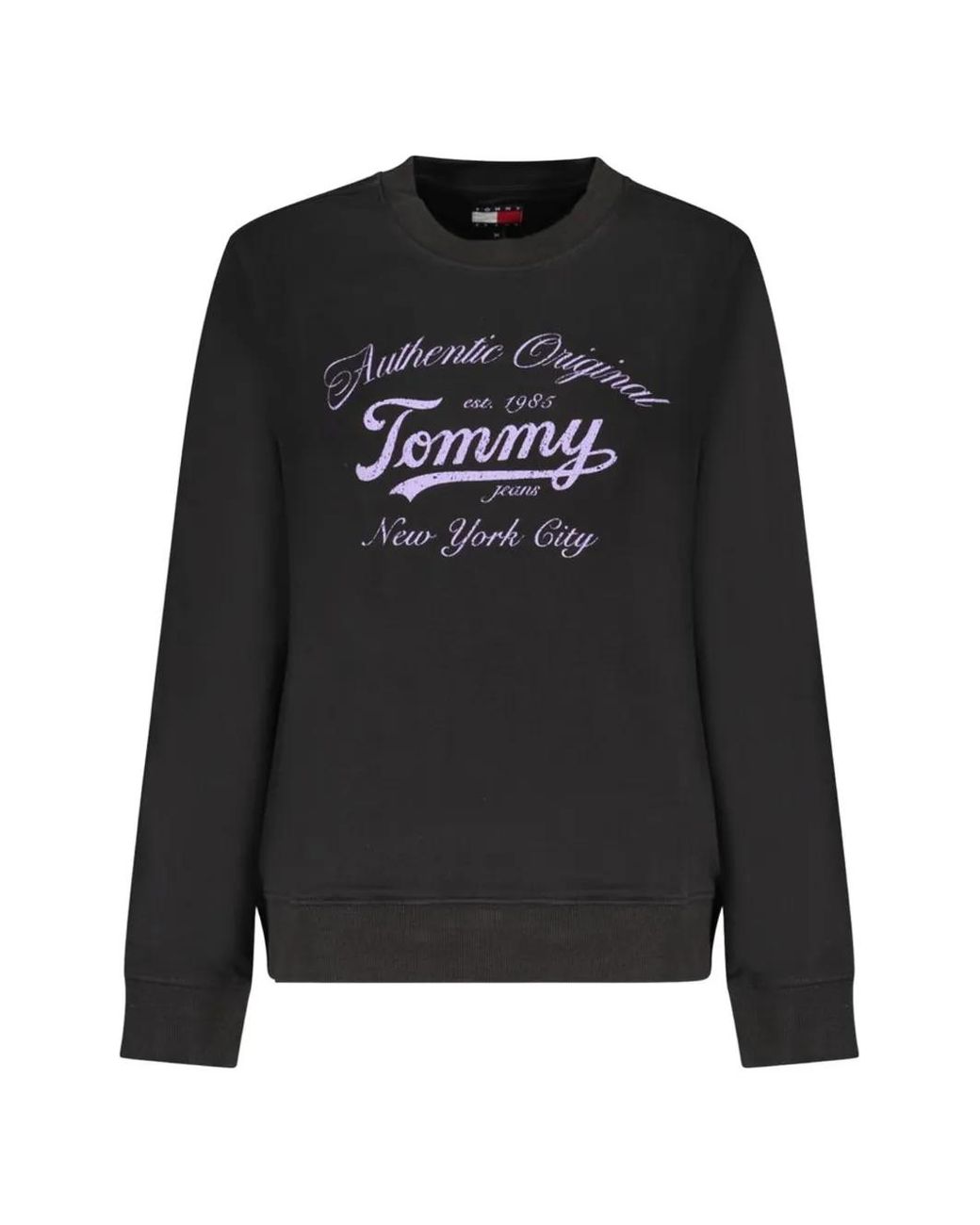 Tommy Hilfiger Black Pull À Imprimé Graphique