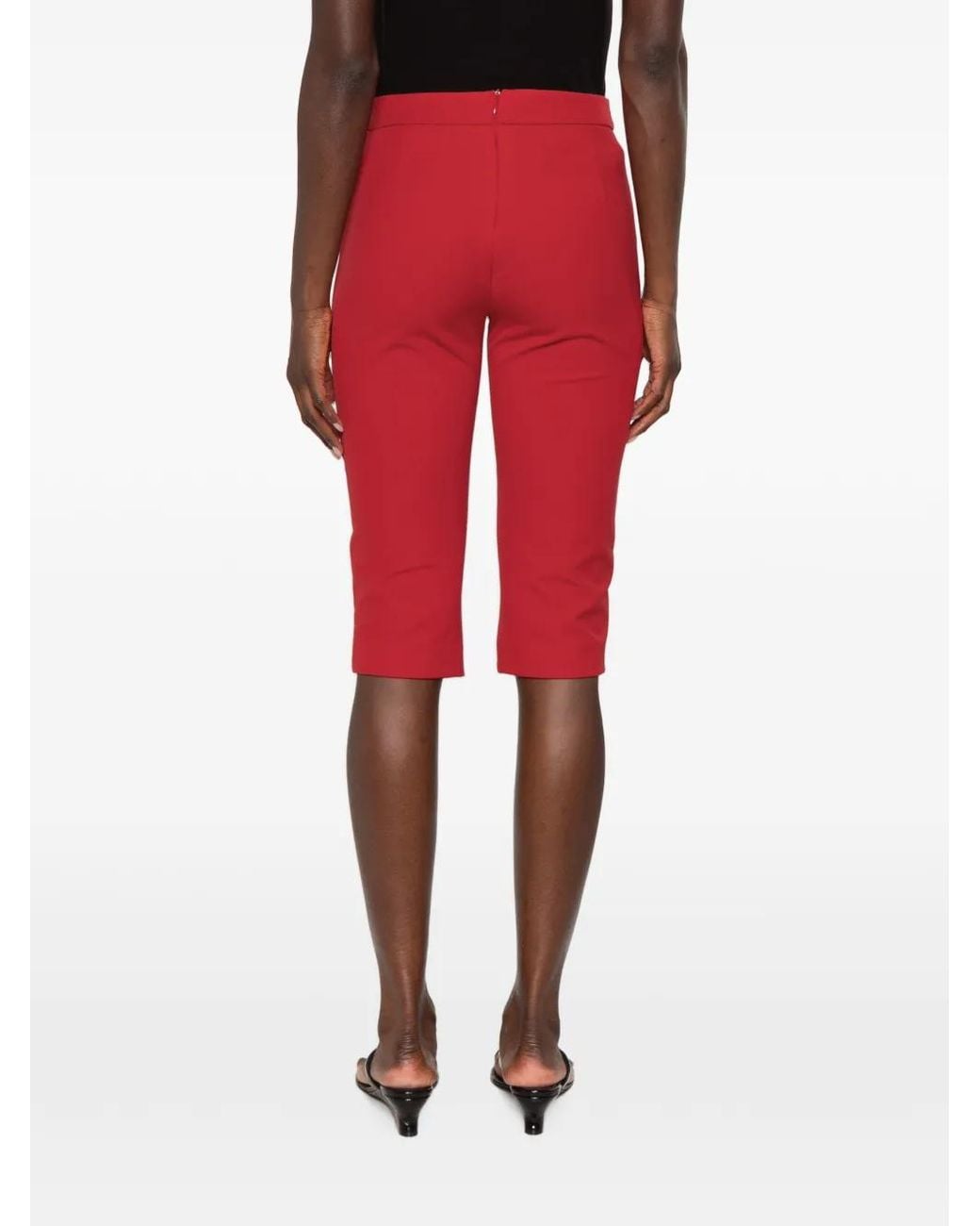 ViCOLO Red Zip-Fastening Trousers
