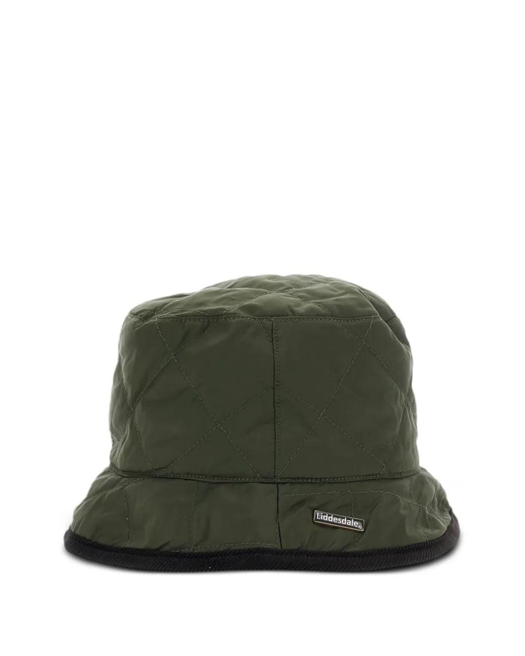 Barbour Green Liddesdale Quilted Bucket Hat for men