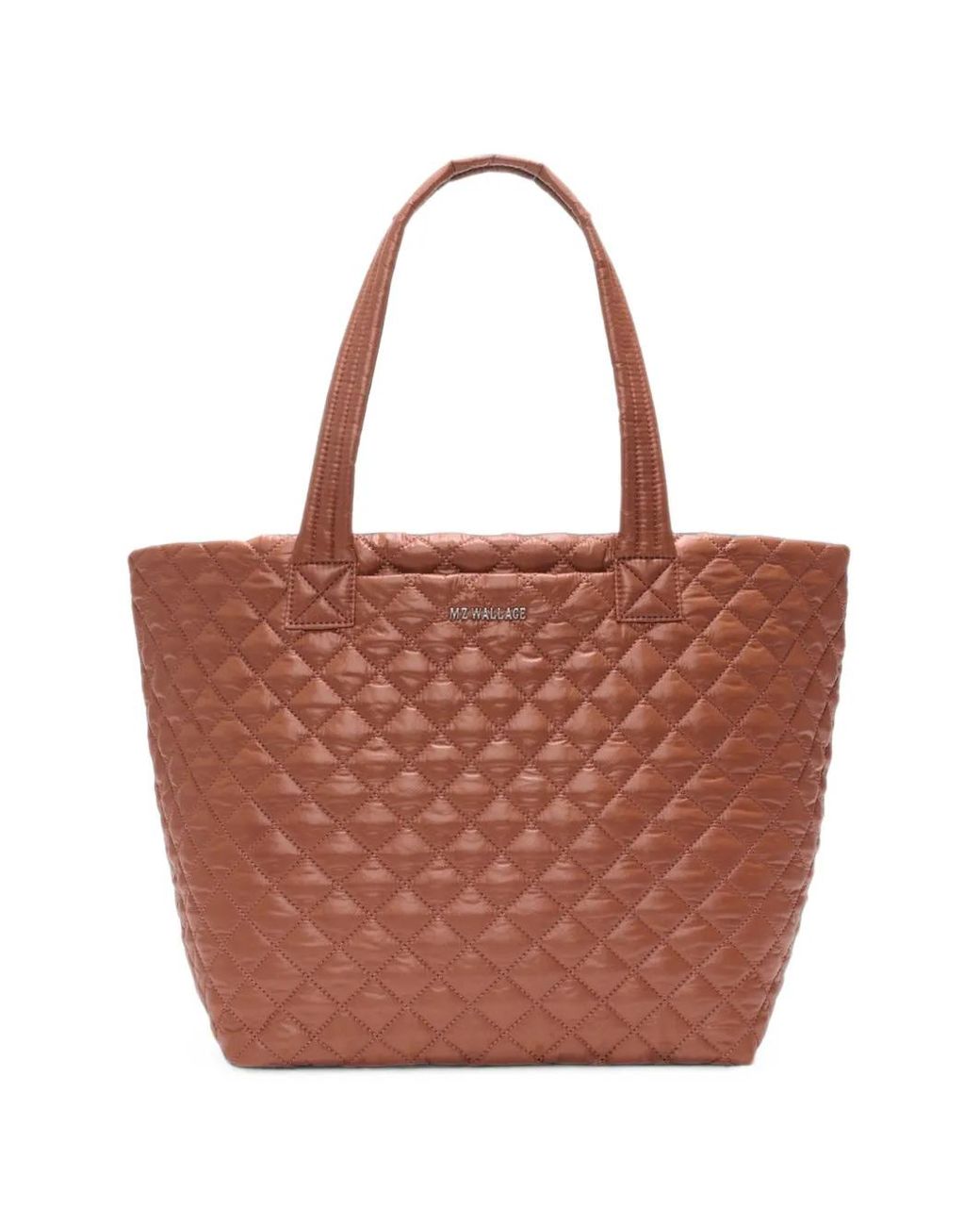 MZ Wallace Brown Medium Metro Tote Deluxe Tote Bag