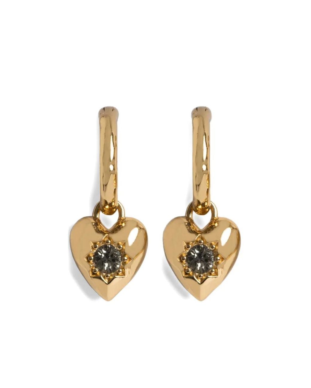Zadig & Voltaire Metallic Heartbreaker Earrings