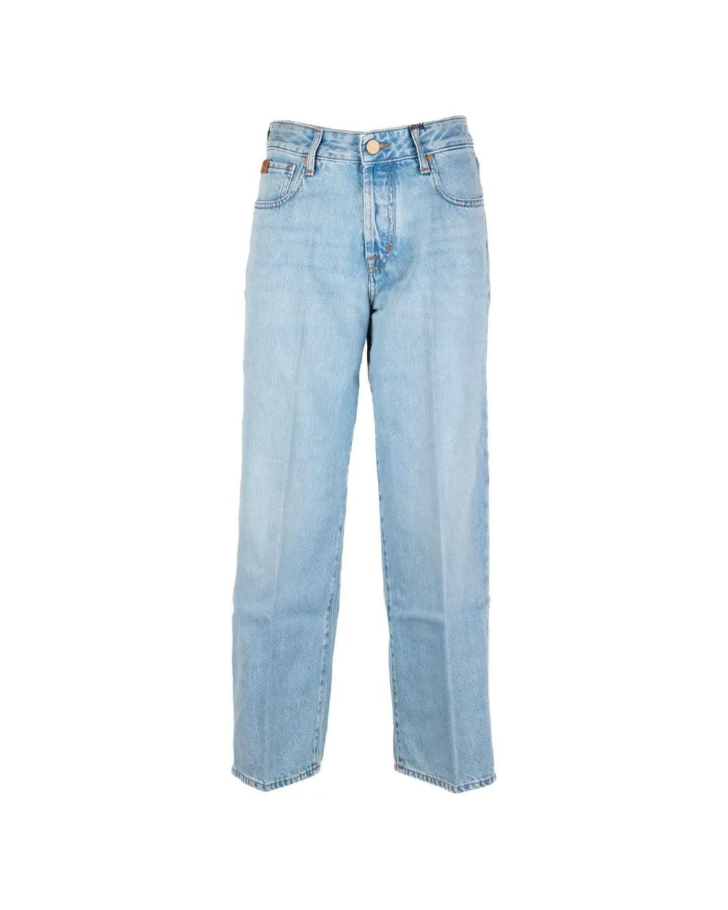 Jacob Cohen Blue Five-Pocket Jeans