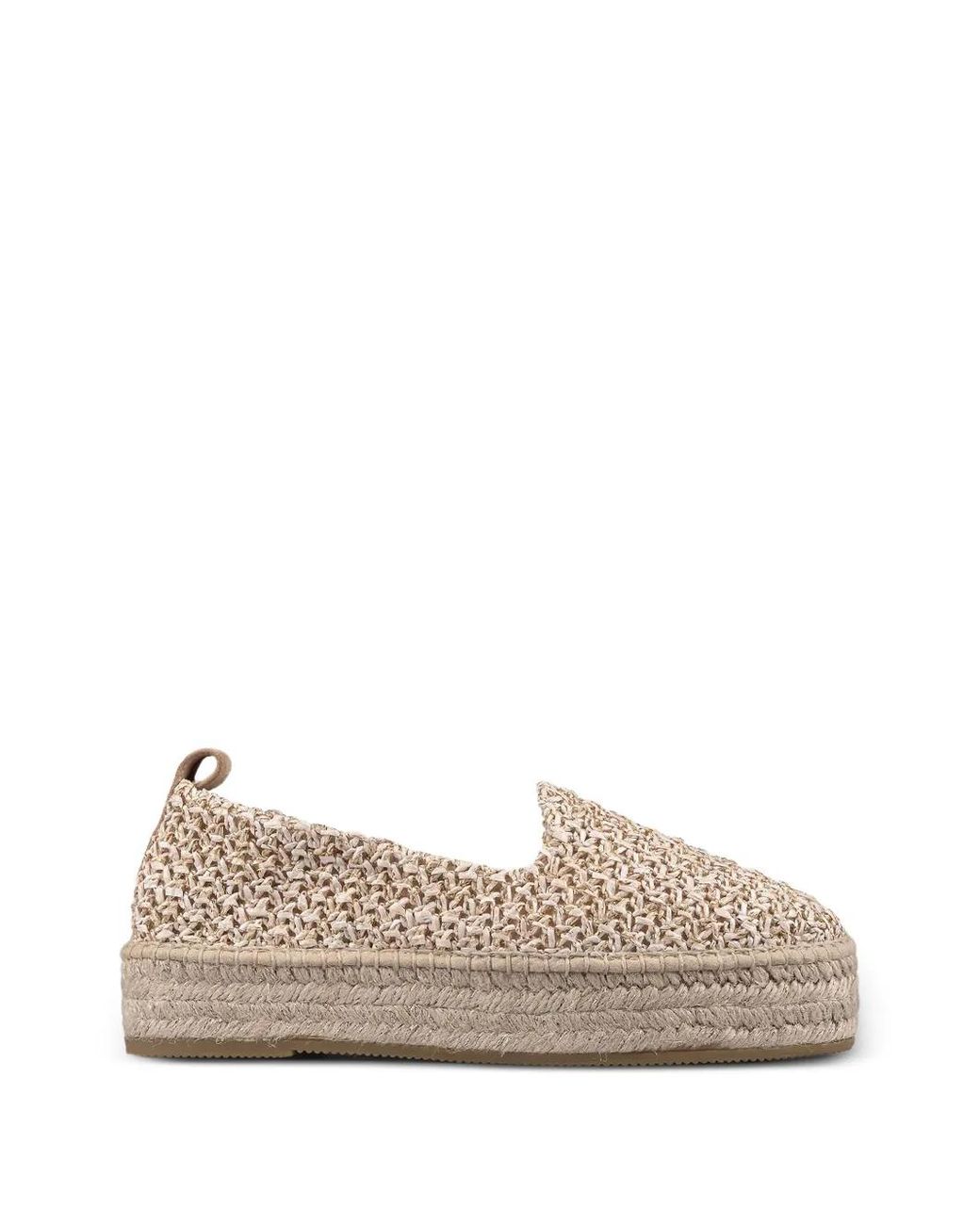 Espadrilles Natural Platform Slip-On