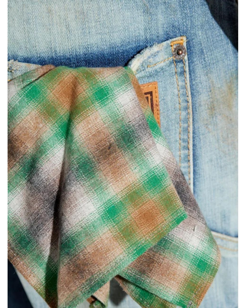 DSquared² Blue Distressed Cropped Jeans
