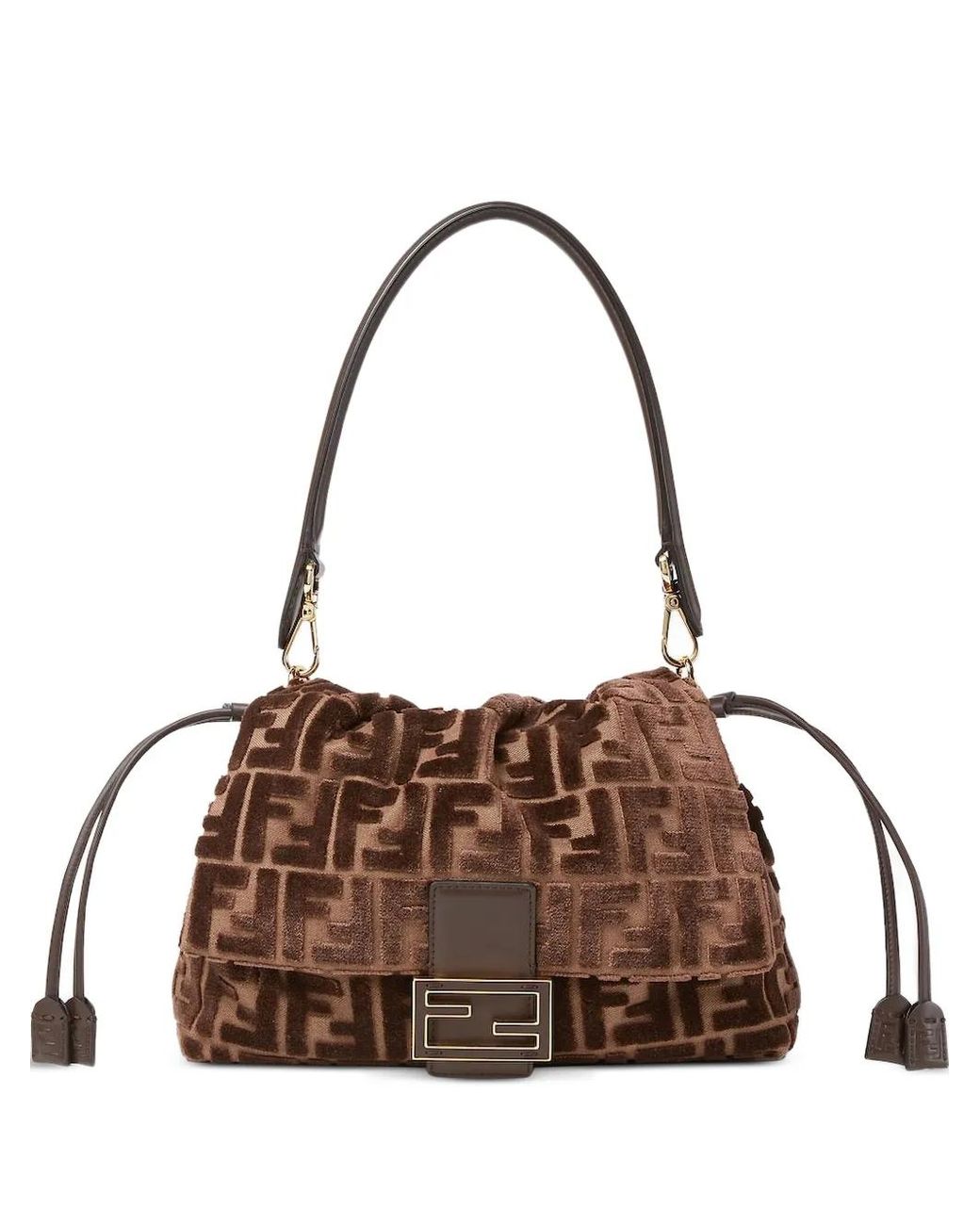 Fendi Metallic Medium Mamma Baguette Shoulder Bag