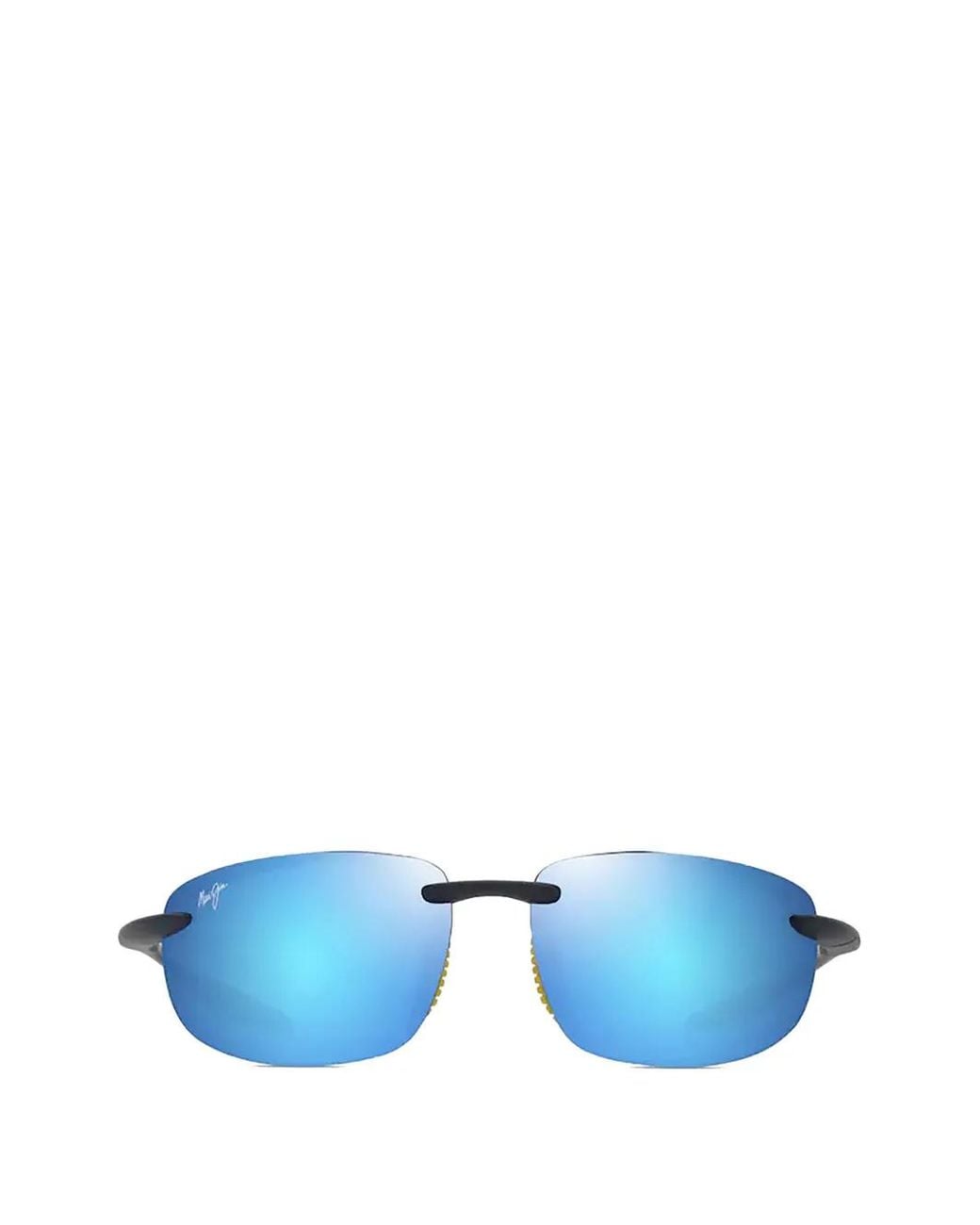 Maui Jim Blue Ho'Okipa Ultra Rectangle-Frame Sunglasses