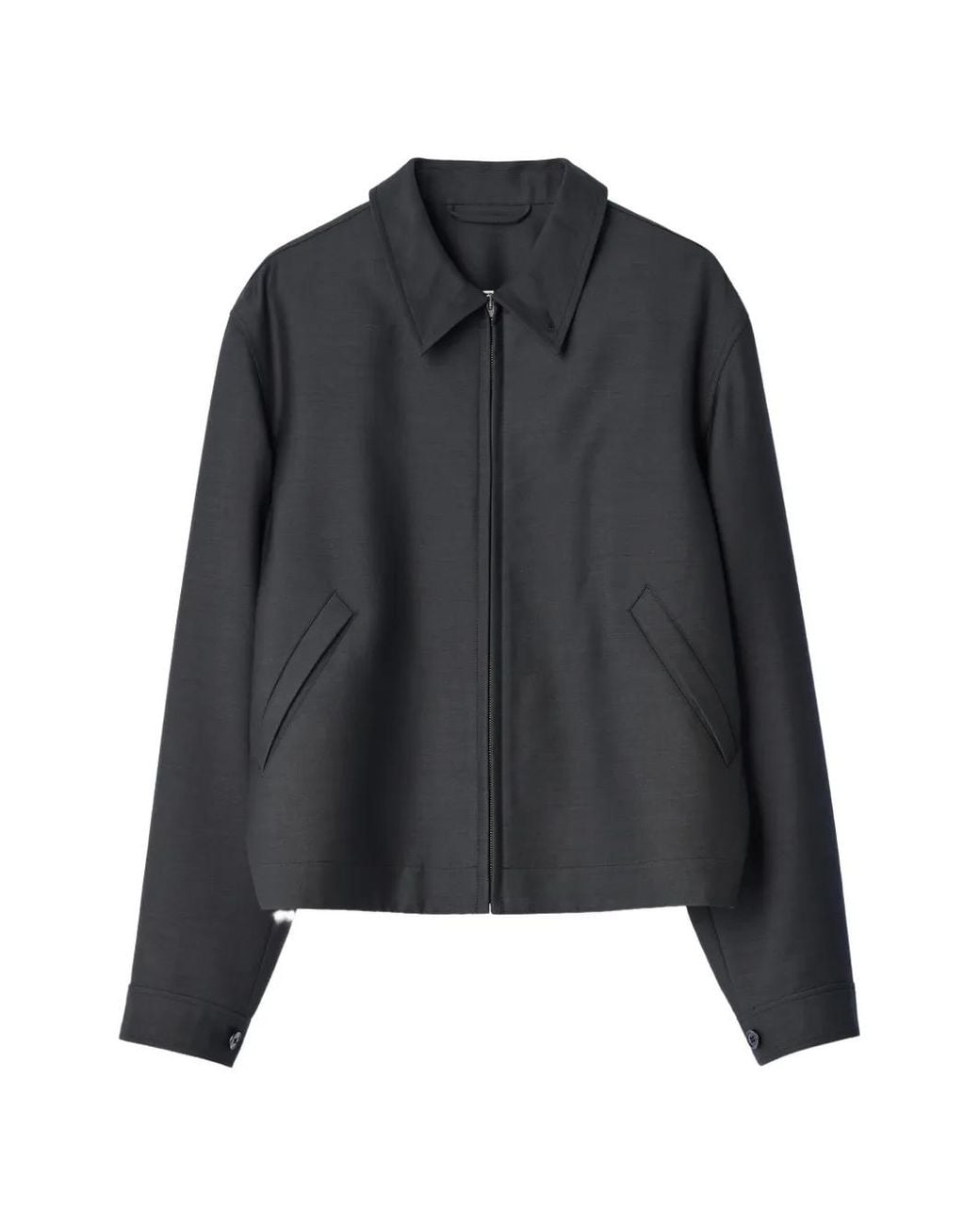 Lemaire Black Zipped Blouson for men