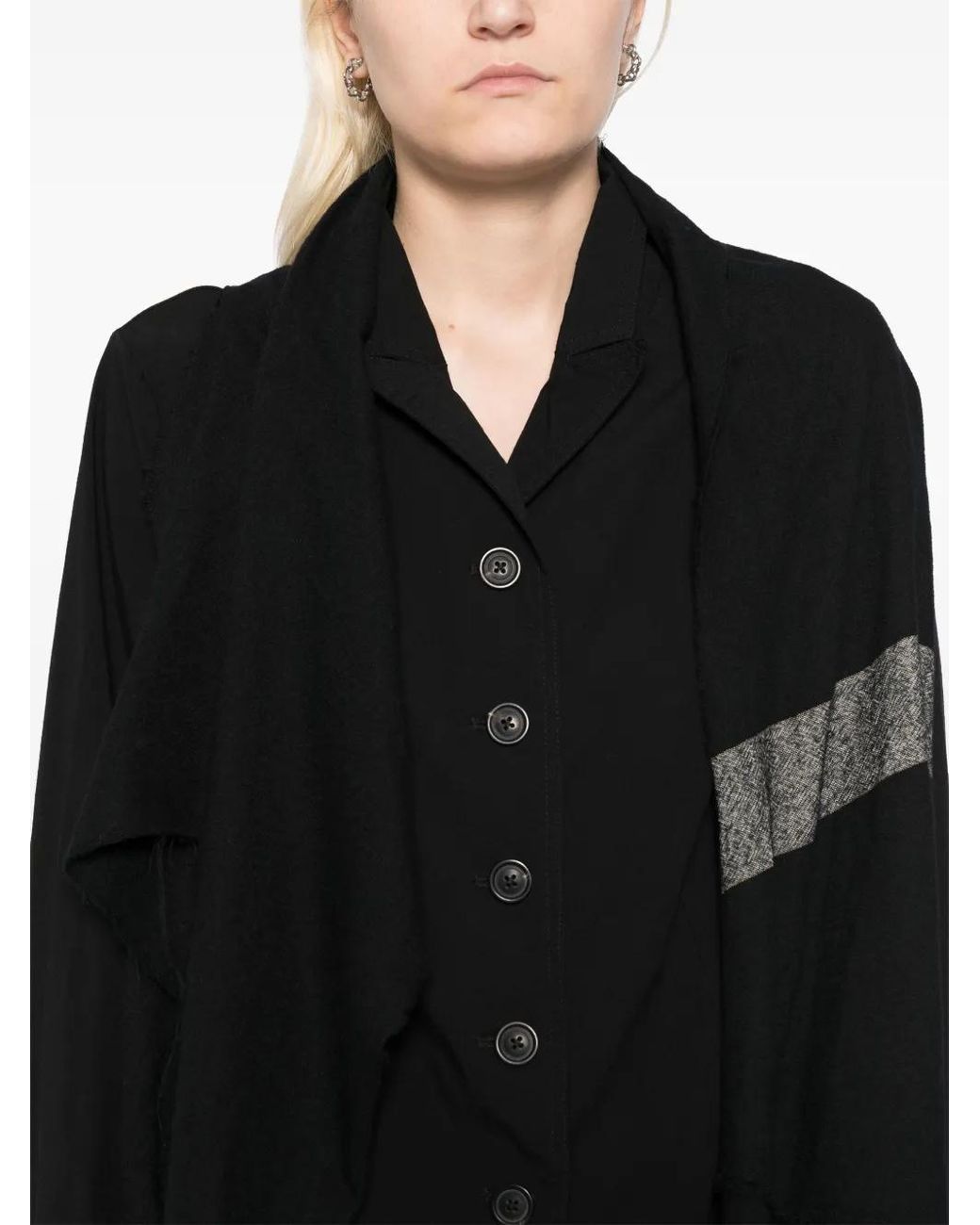 Rundholz Black Draped Blazer