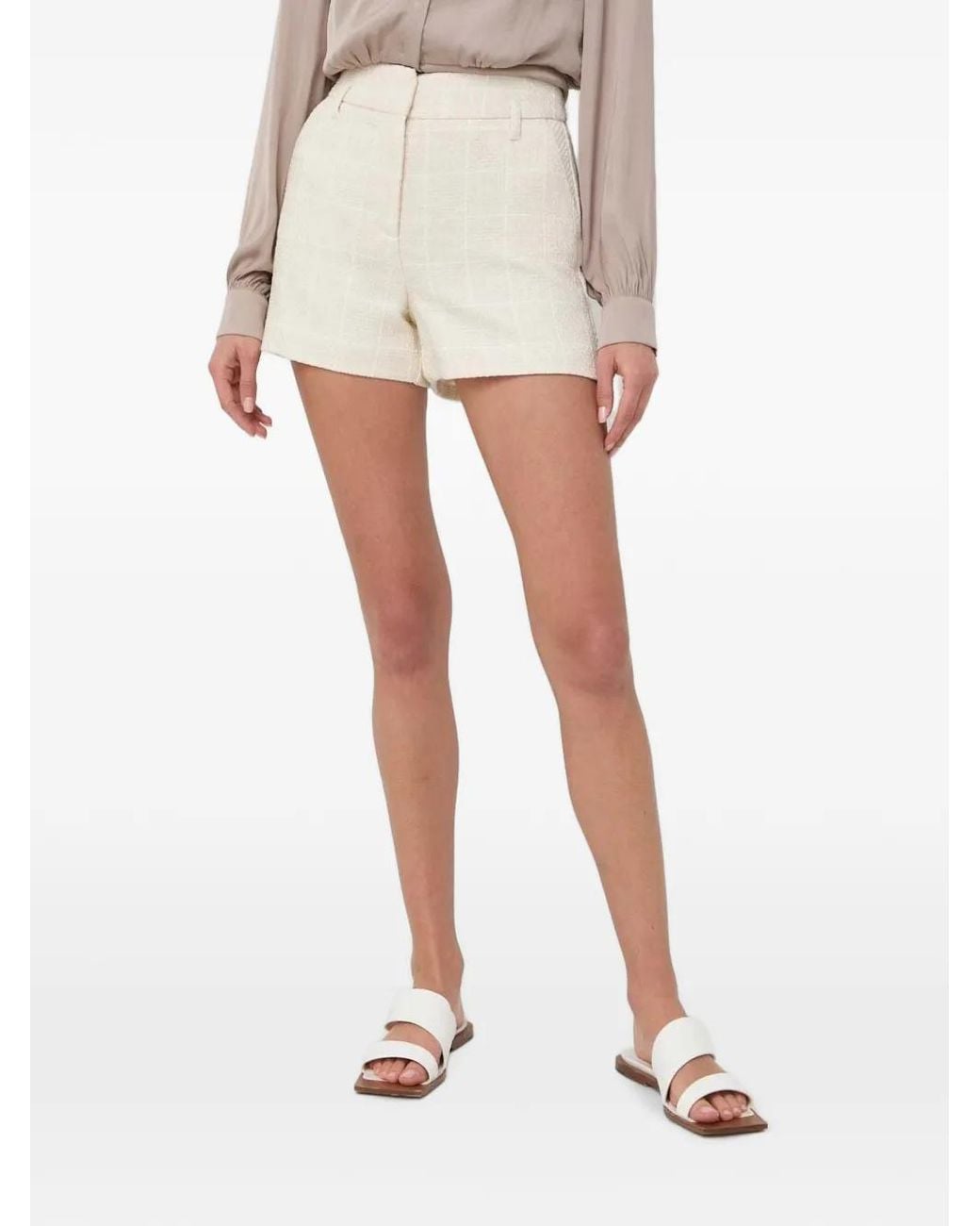 Bermudas A Cuadros Morgan de color Natural