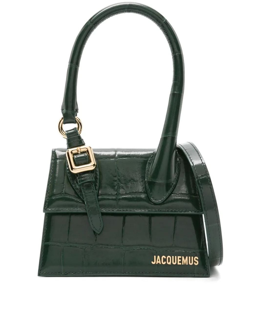Jacquemus Green Le Chiquito Moyen Boucle Tote Bag
