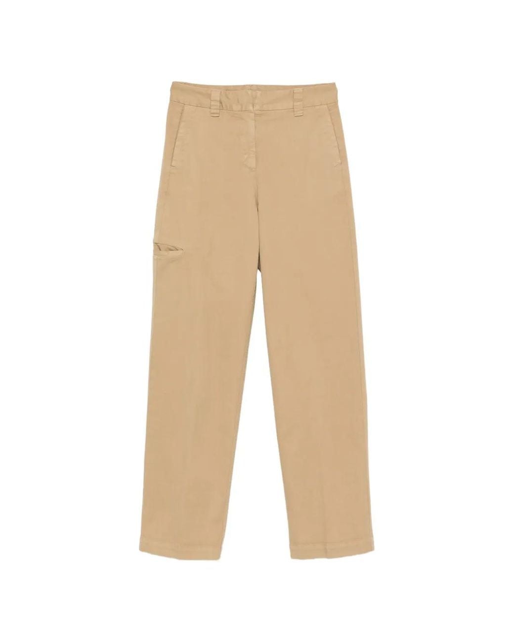 Aspesi Natural Straight-Leg Trousers