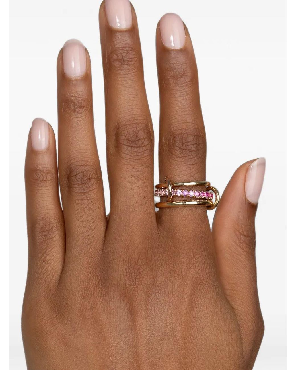 Spinelli Kilcollin White Petunia Sapphire Ring