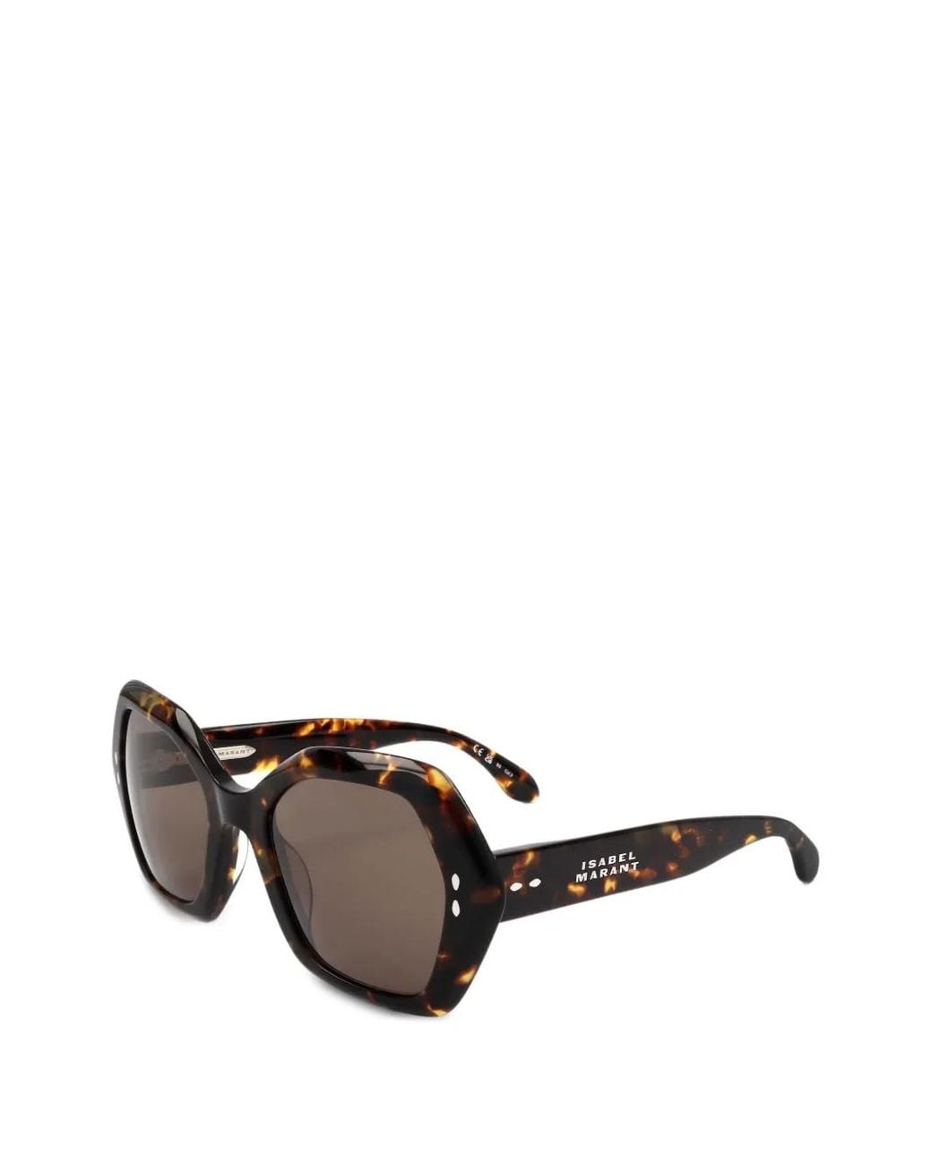 Isabel Marant Brown Lunettes De Vue À Effet Écaille De Tortue