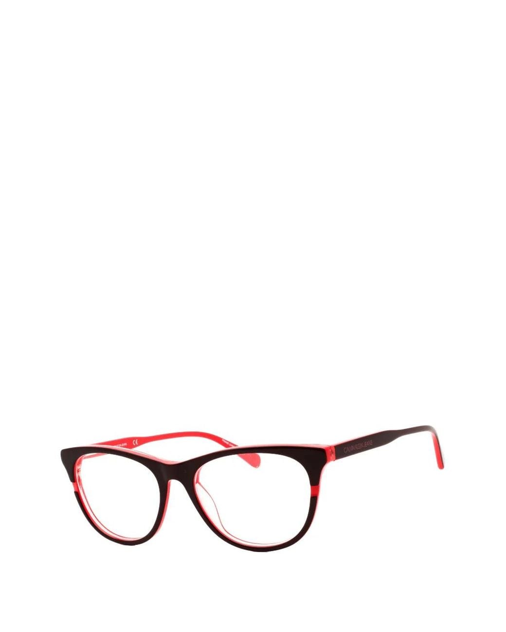 Calvin Klein Black Cat-Eye Glasses