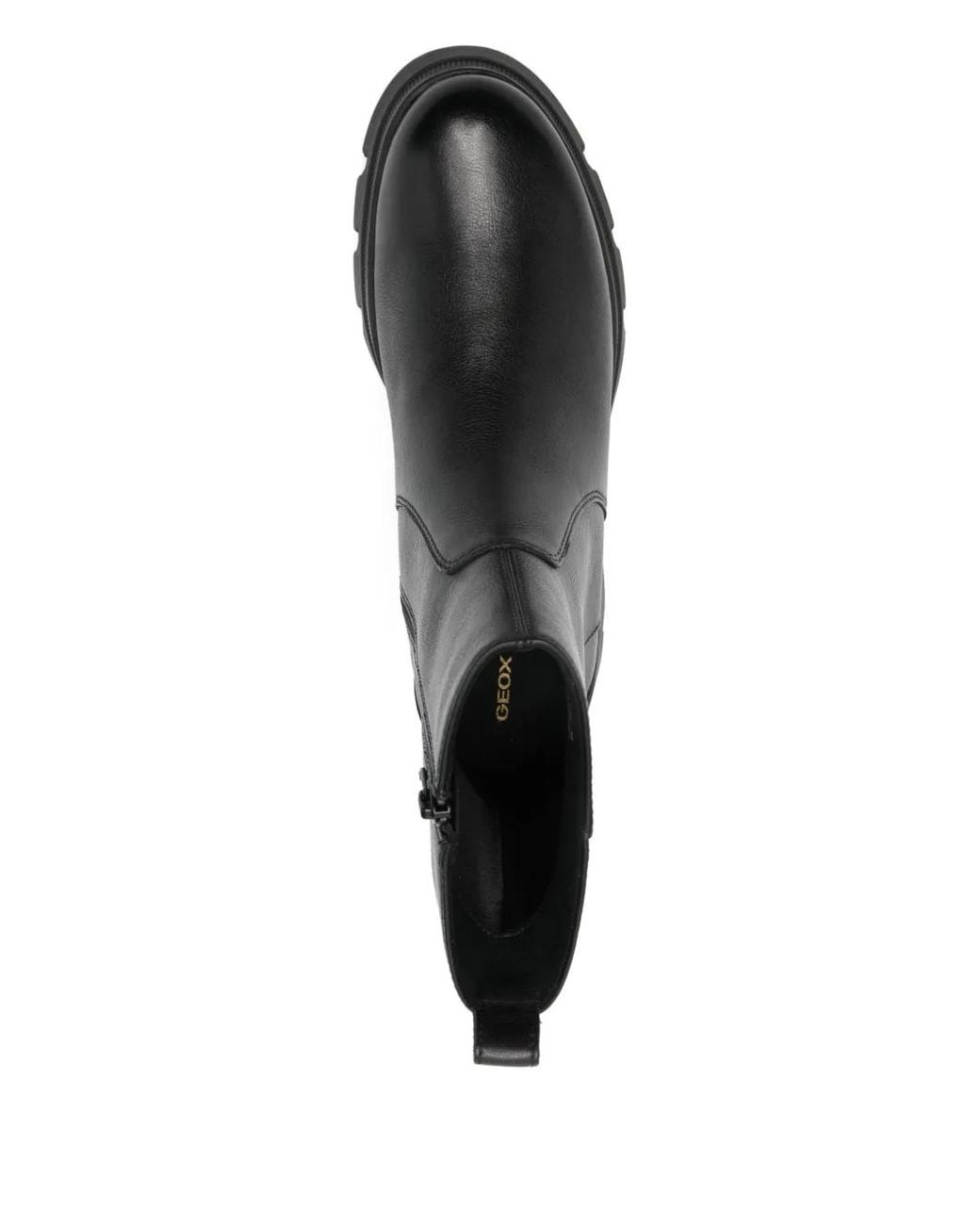 Geox Black 40Mm Pluette Leather Boots