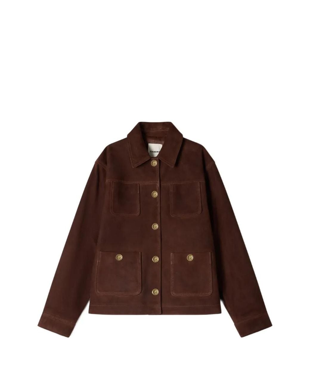Sandro Brown Suede Jacket