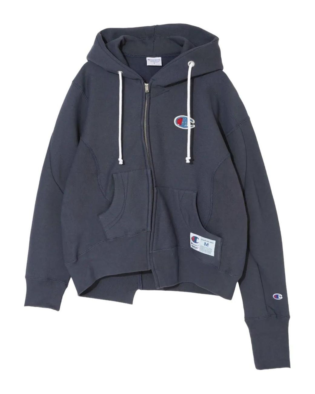 Undercover Blue X Champion Zip-Up Hoodie