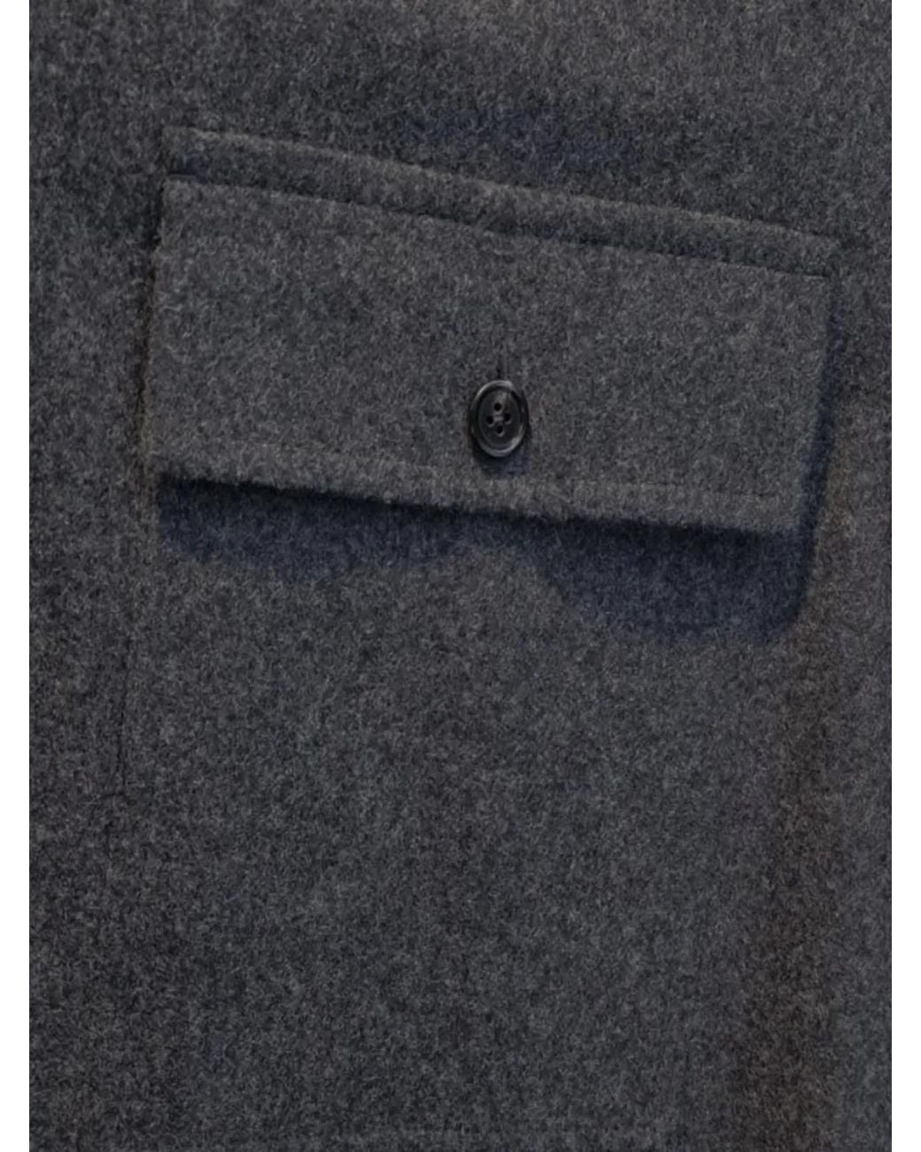 Jil Sander Button-Up Jack Met Borstzak in het Blue voor heren