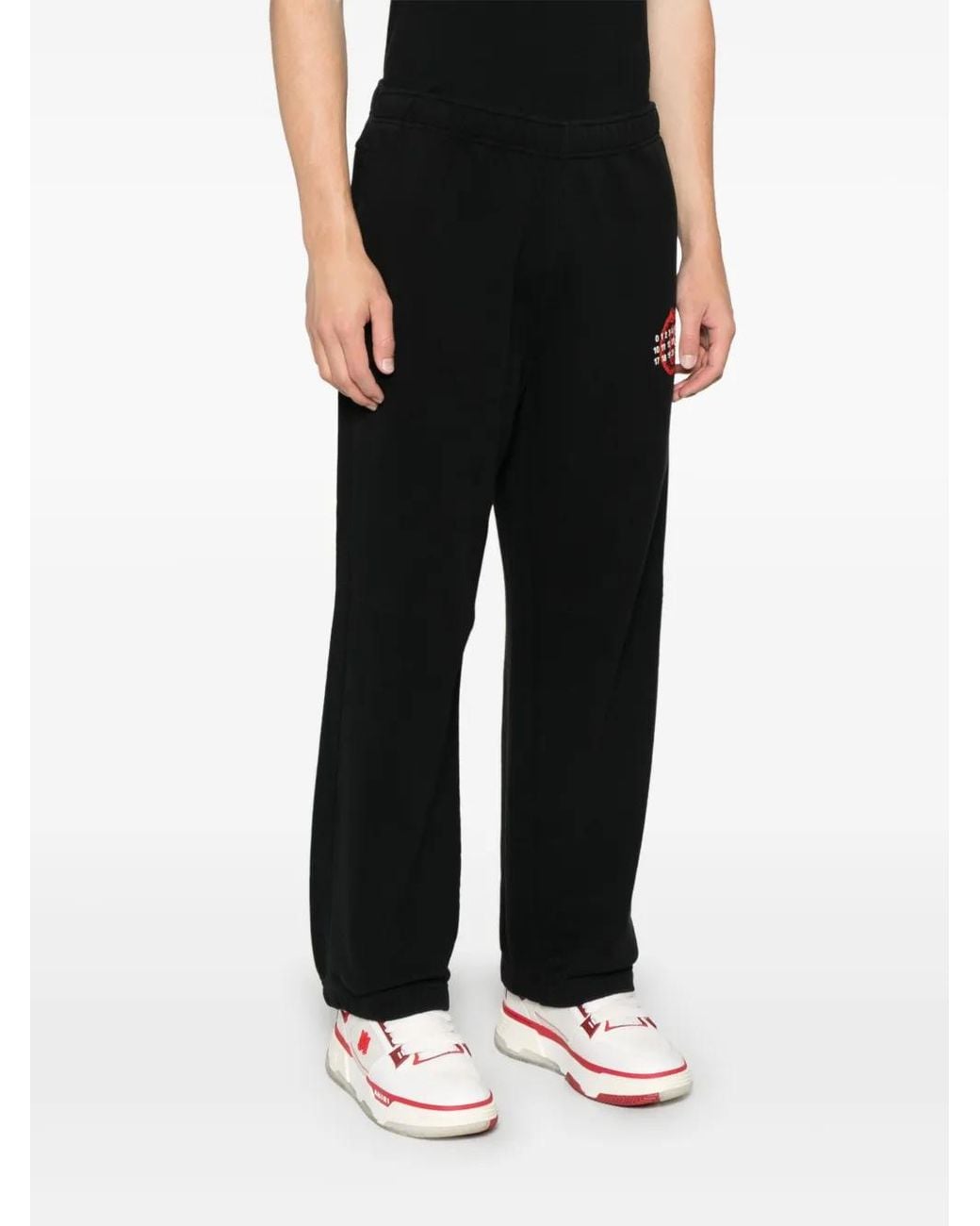 MM6 by Maison Margiela Black Year Of The Snake Track Pants