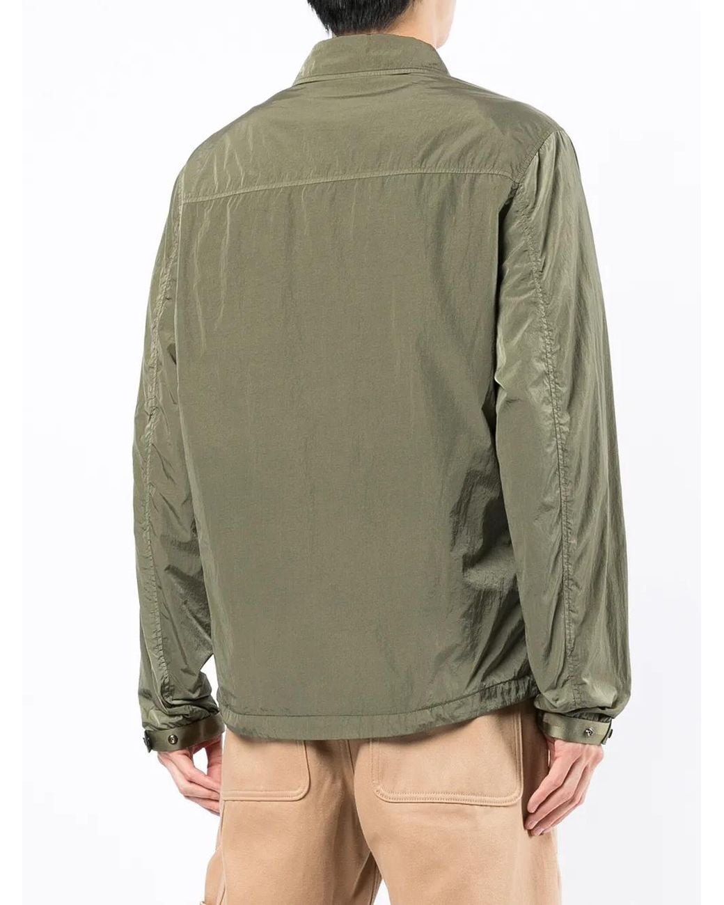 C P Company Green Lens Detail Zipped Jacket for men