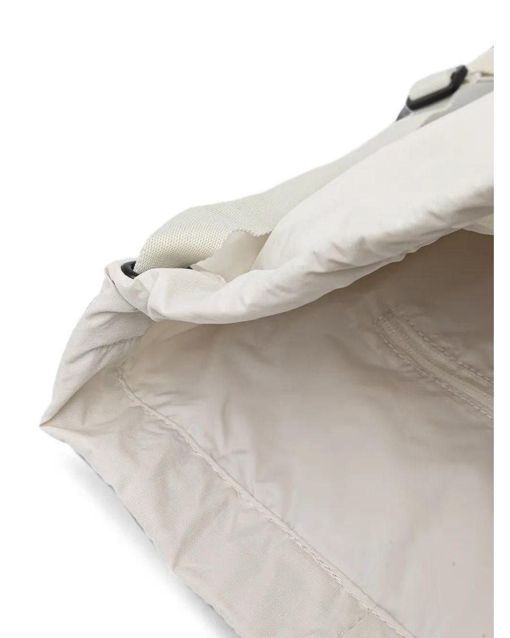 Adidas By Stella McCartney White Logo-Print Drawstring Backpack