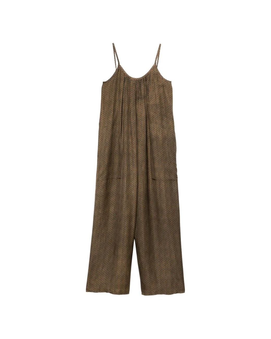 Uma Wang Green Paul Geometric-Print Jumpsuit
