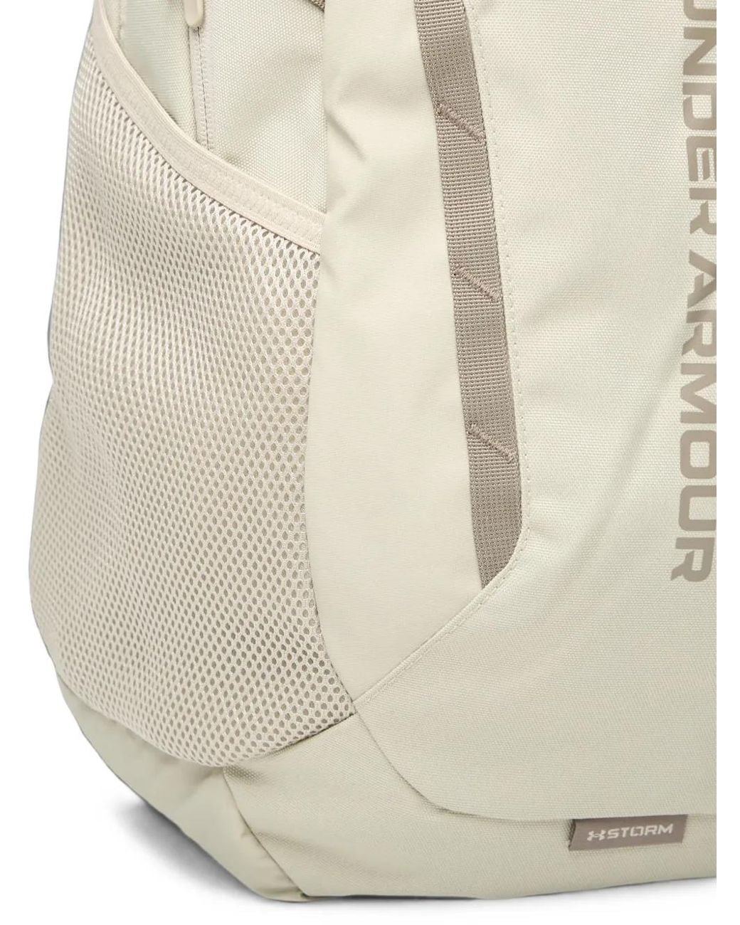 Under Armour White Hustle 6.0 Backpack