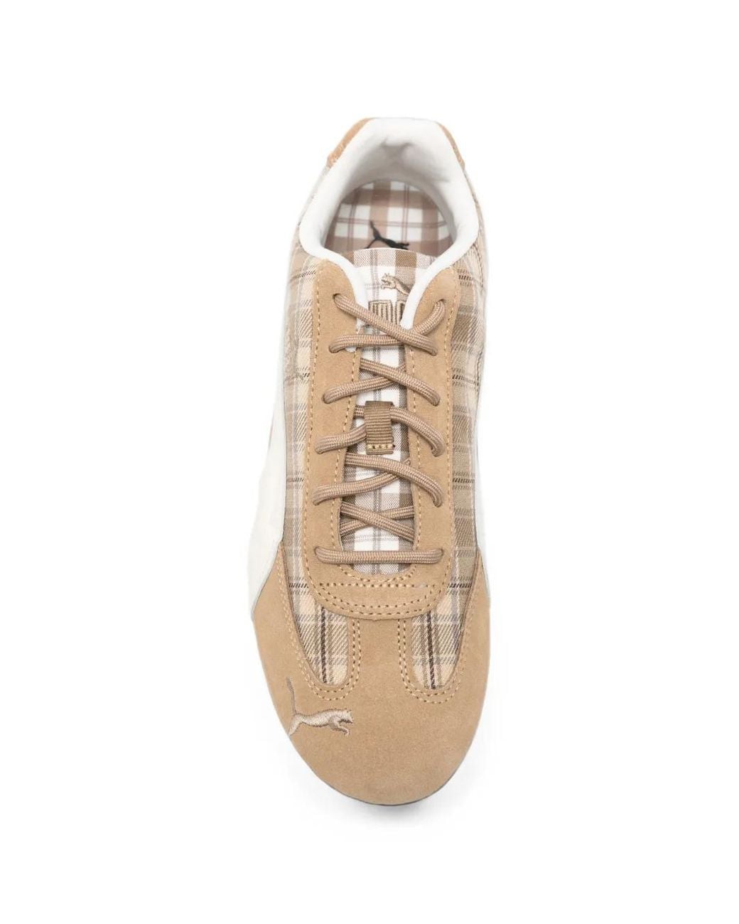 PUMA White Speedcat Patch Sneakers