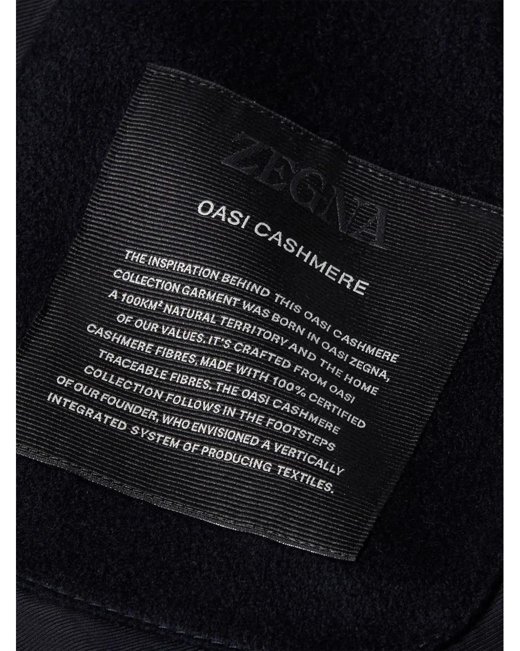 Zegna Blue Oasi Cashmere Jacket for men
