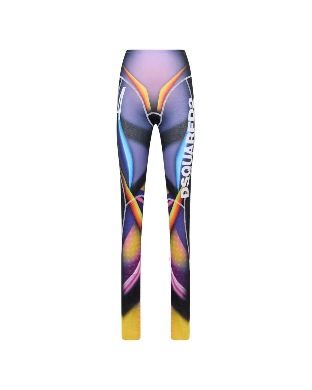 DSquared² Jersey Broek Met Print in het Blue