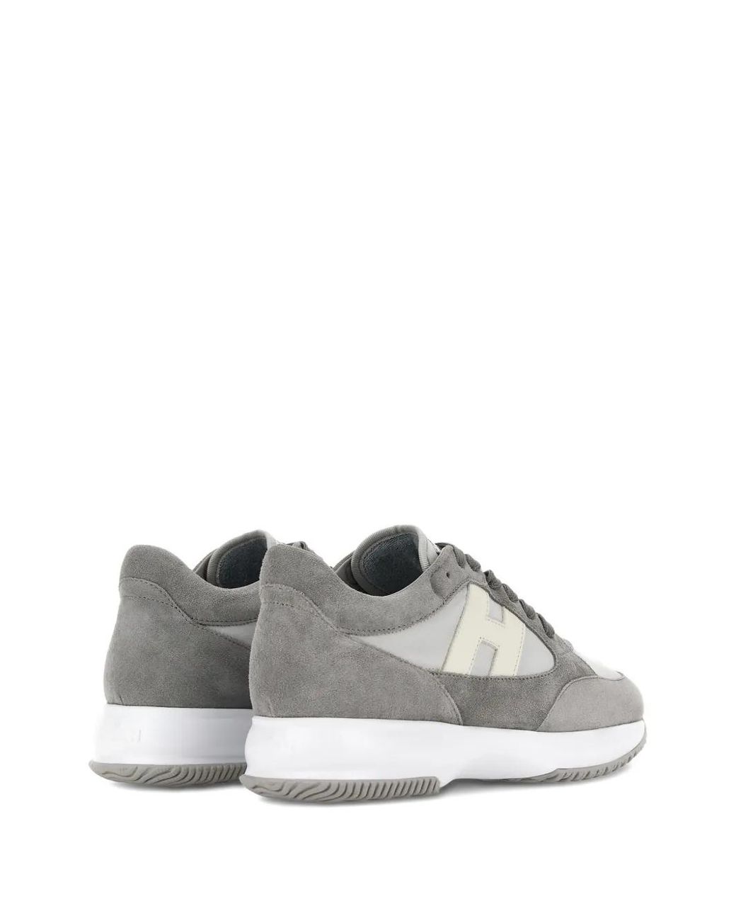 Hogan Gray Interactive Sneakers for men