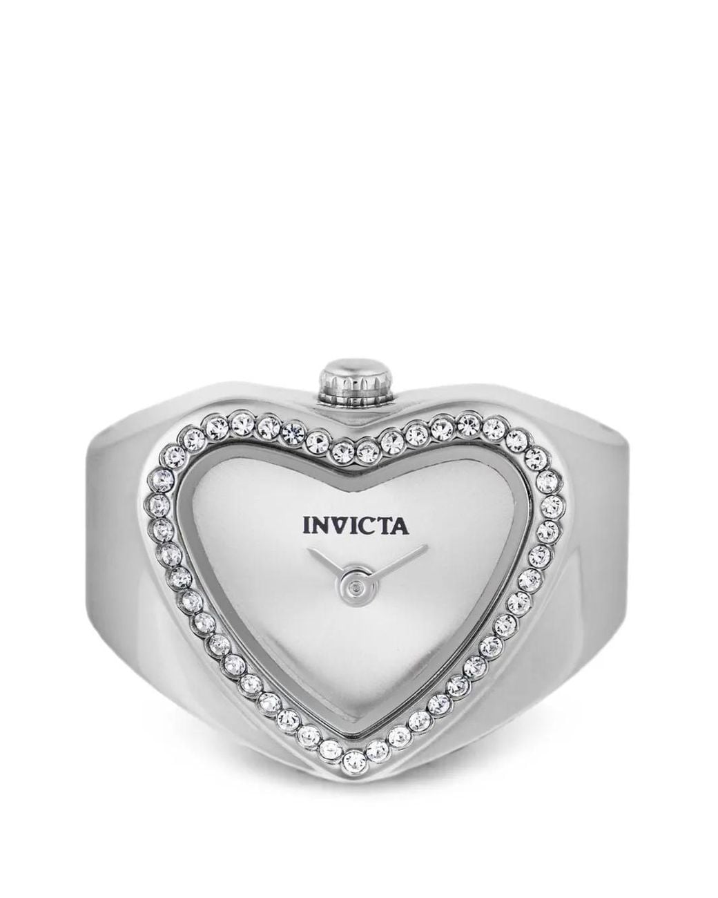 INVICTA WATCH White Montre Mini Ring 18.5 Mm À Ornements En Cristal