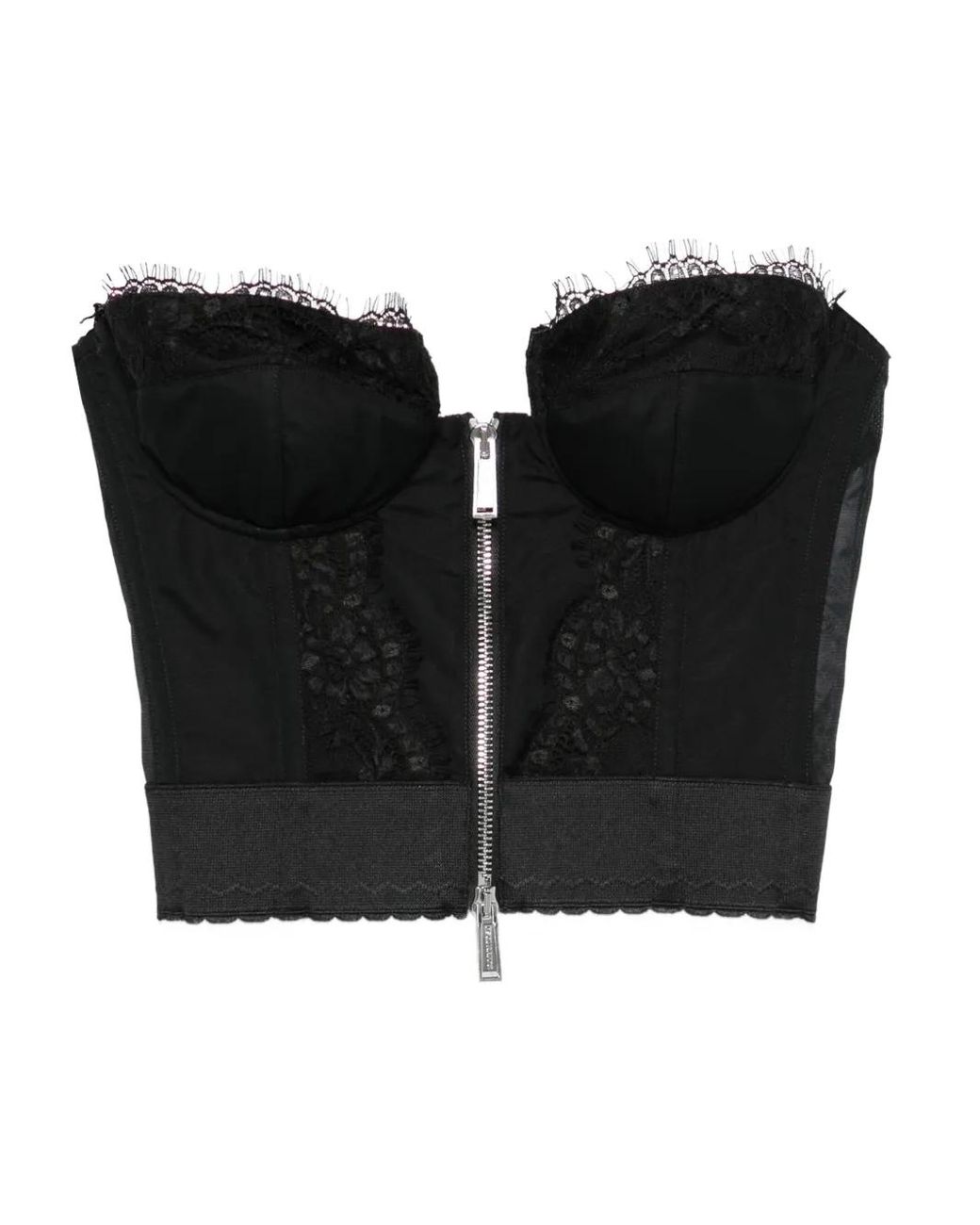 Corsé De Encaje DSquared² de color Black