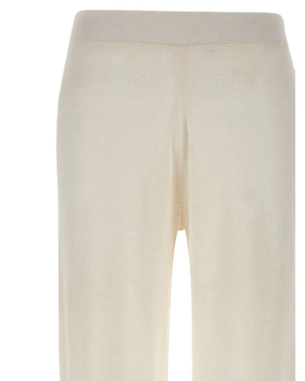 Kangra White Linen Straight-Leg Pants