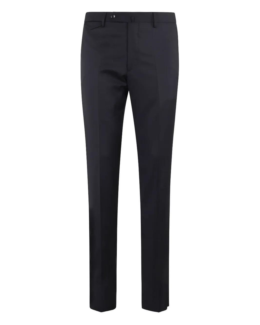 Tagliatore Blue Wool Straight-Leg Trousers for men