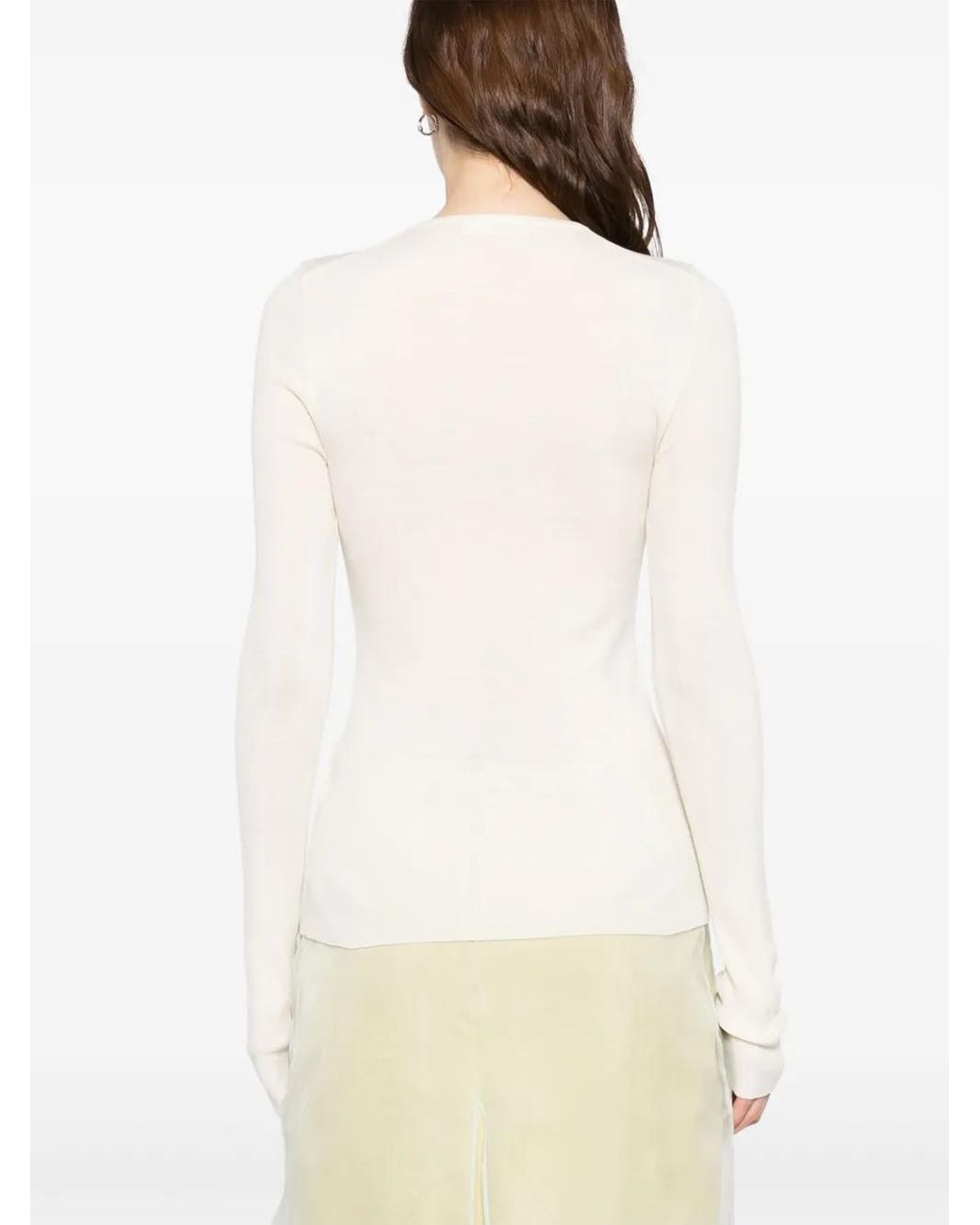 Khaite White Tania Top