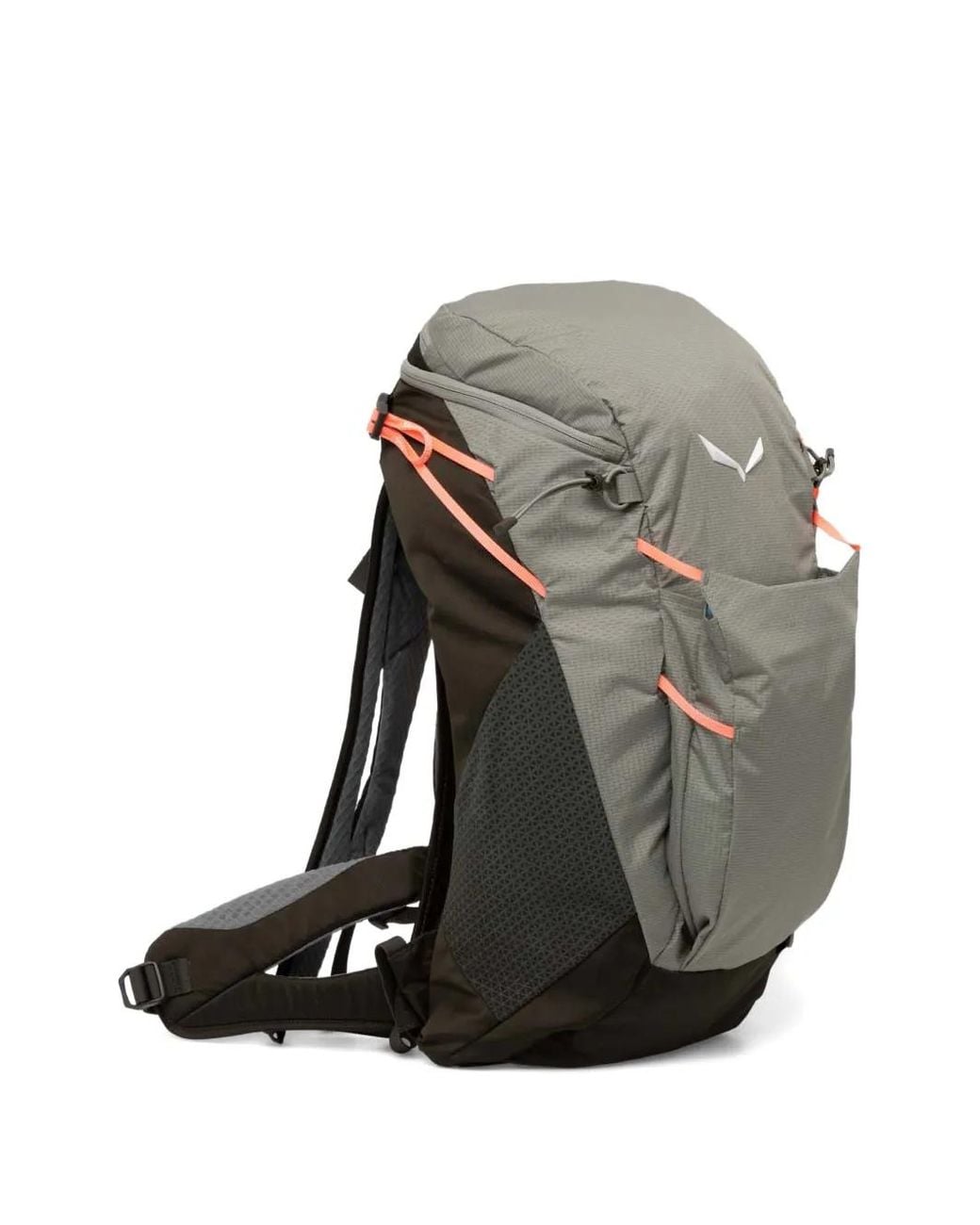 Salewa Gray Zip Webbing Backpack