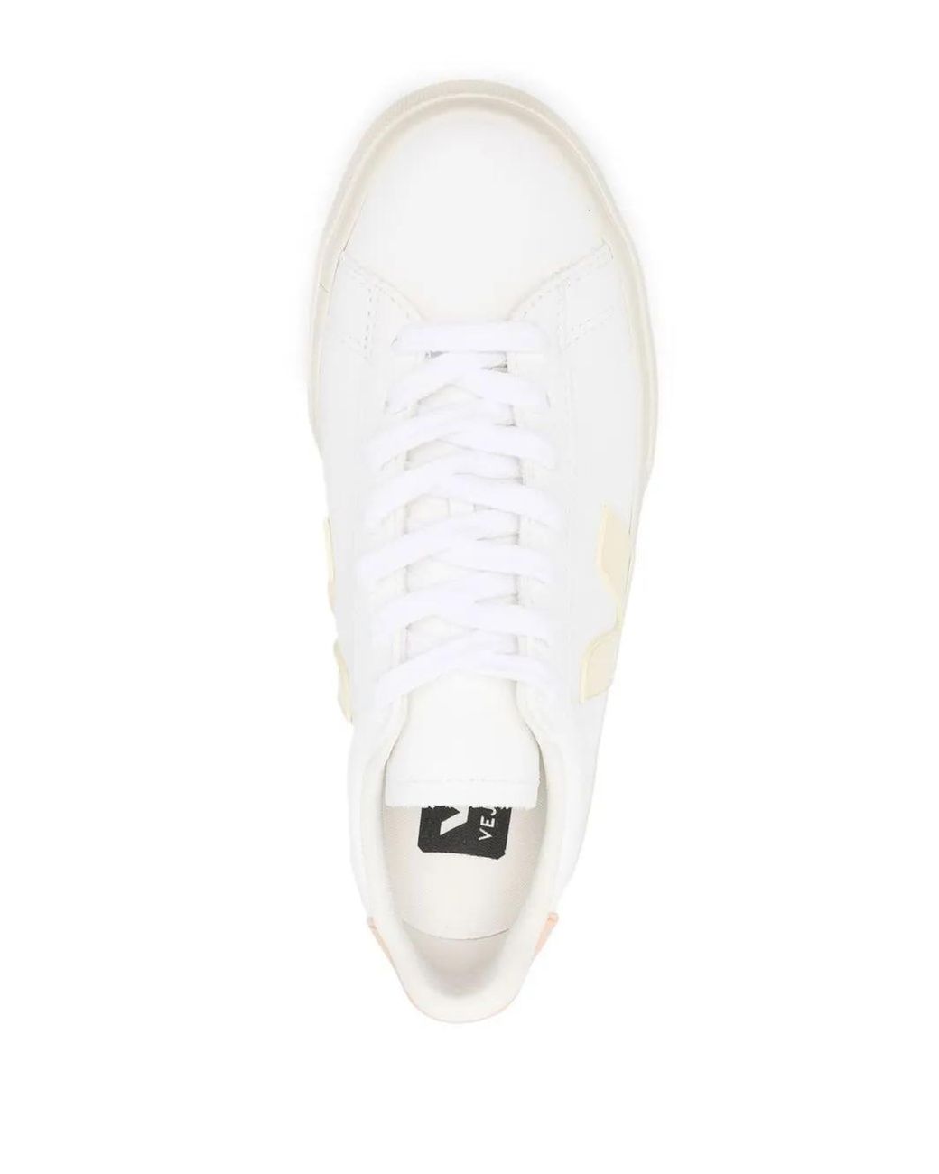 Veja Women's Campo Chromefree Leather White Sun Peach