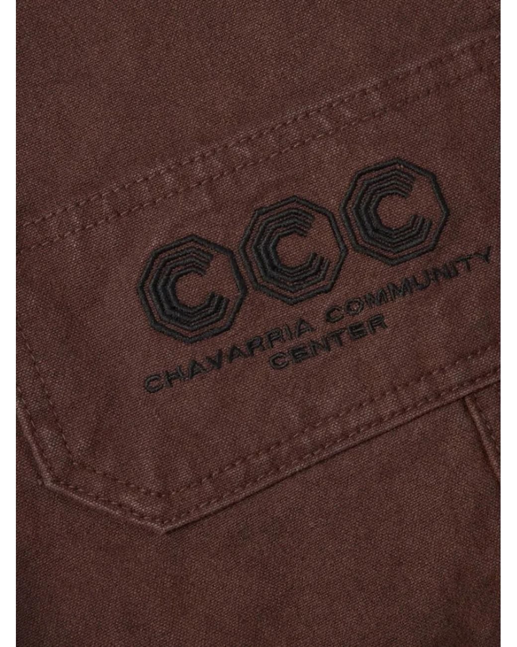 Willy Chavarria Brown Workwear Carpenter Straight-Leg Jeans for men
