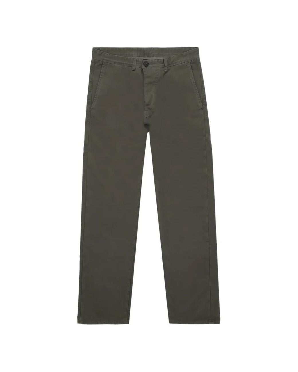 Fortela Gray Reno Cotton Canvas Trousers for men