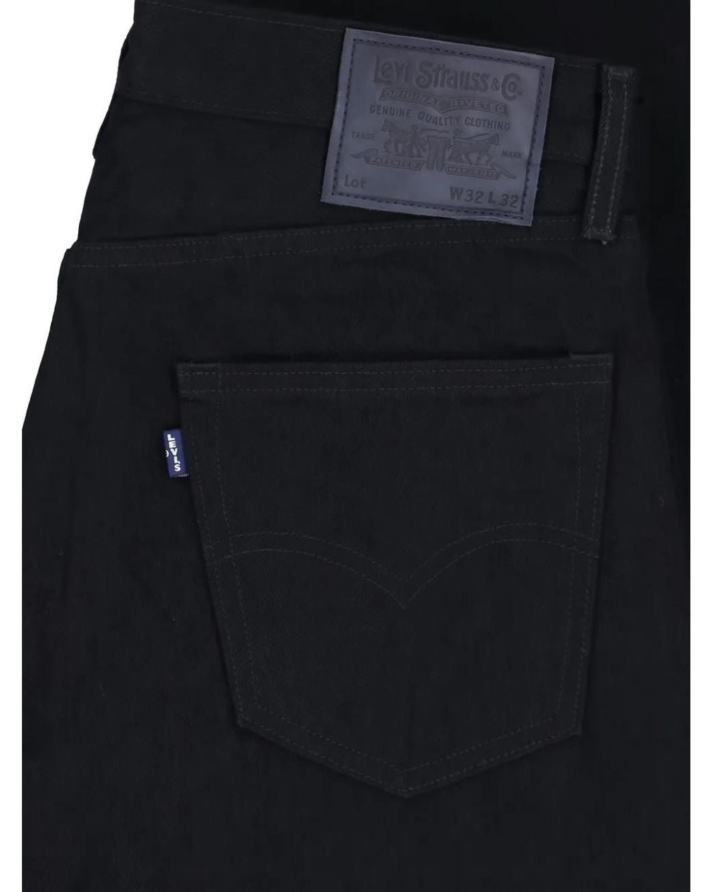 Levi's Blue Anchor Logo-Patch Jeans for men
