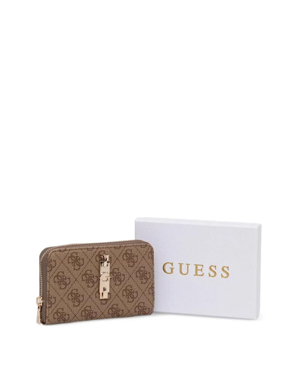 Guess Brown Yvonne Logo Wallet