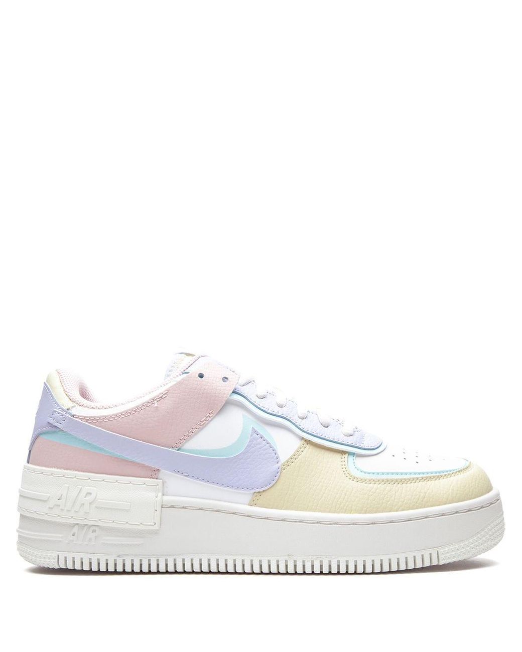 Nike Leather Air Force 1 Shadow Sneakers in White - Lyst