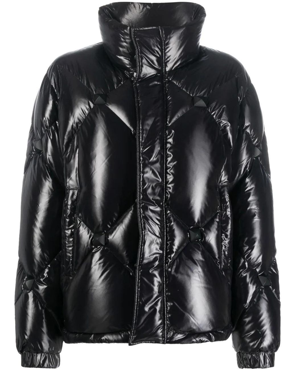 Philipp Plein Gewatteerd Donsjack in het Black