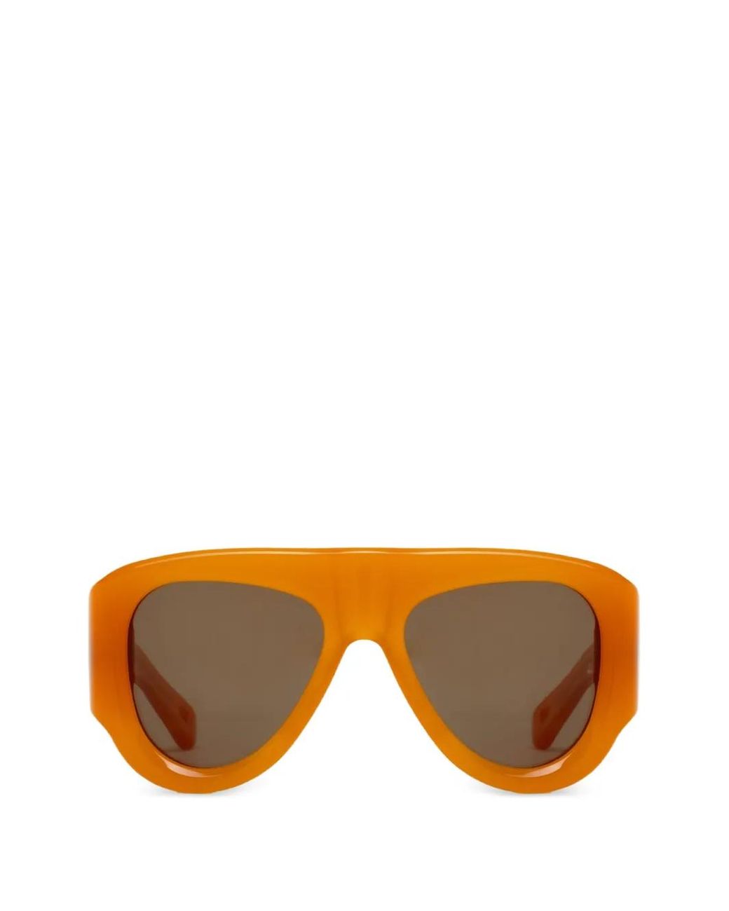 Jacques Marie Mage Orange Lunettes De Soleil Oversize Barclay